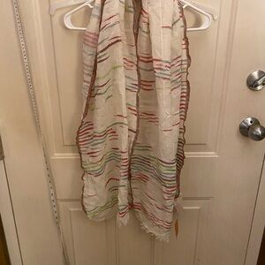 Pistil Colorful Striped Scarf 69in